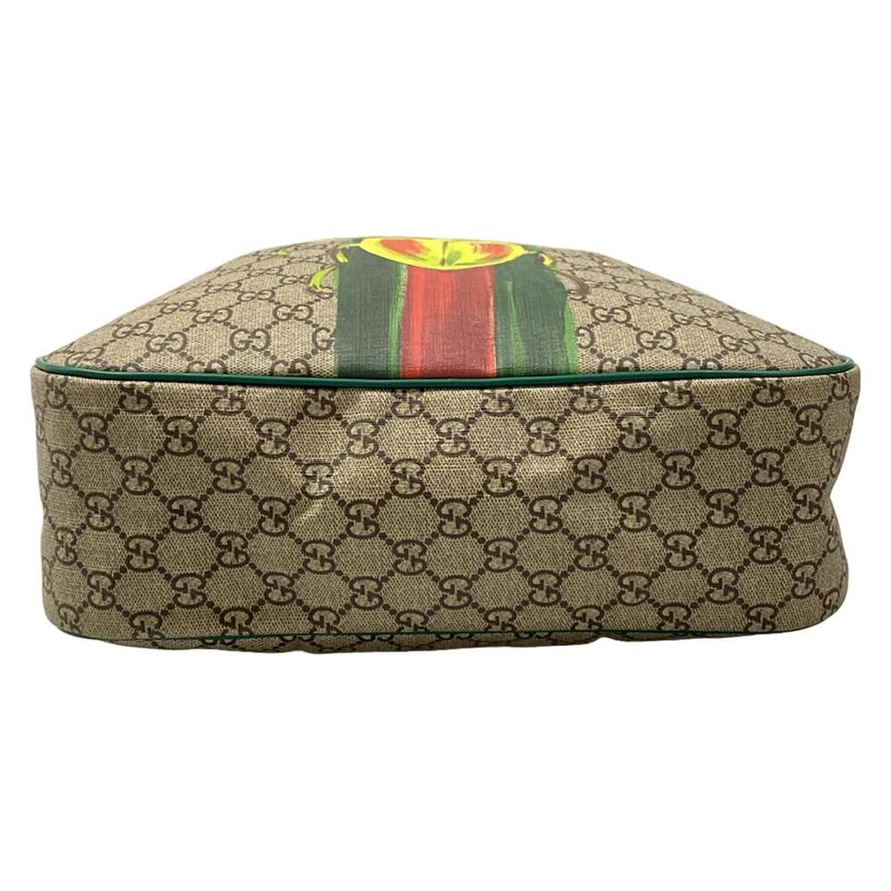 Gucci Childrens/GG Supreme Backpack 433578 Beige Green Multi - Picture 5 of 15